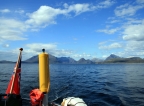Looking back at the Black Cuillins on departure from Loch Scavaig, Isle of Skye. � Kevin Martin